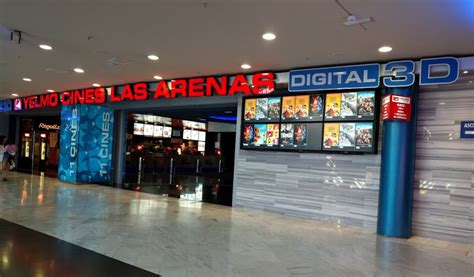 cartelera multicines las arenas|Cartelera Yelmo Cines Las Arenas